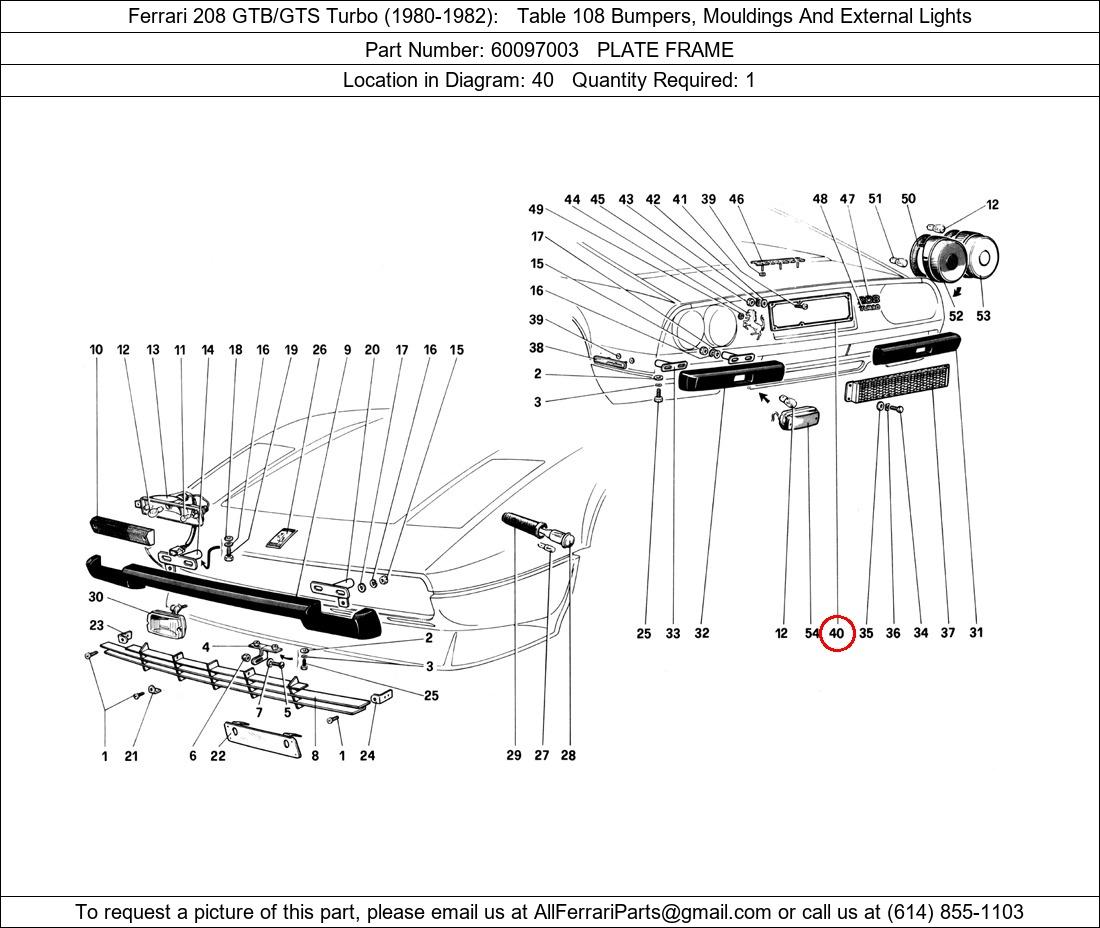 Ferrari Part 60097003