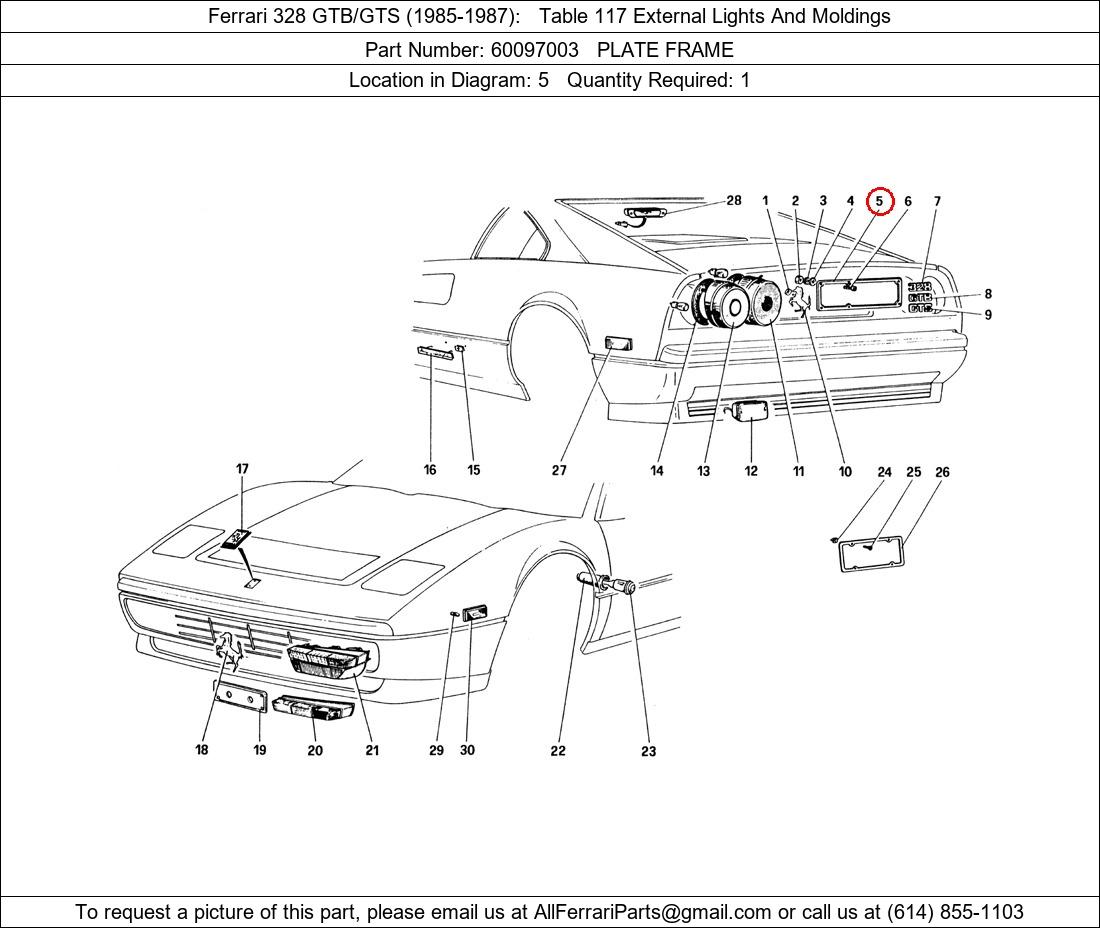 Ferrari Part 60097003