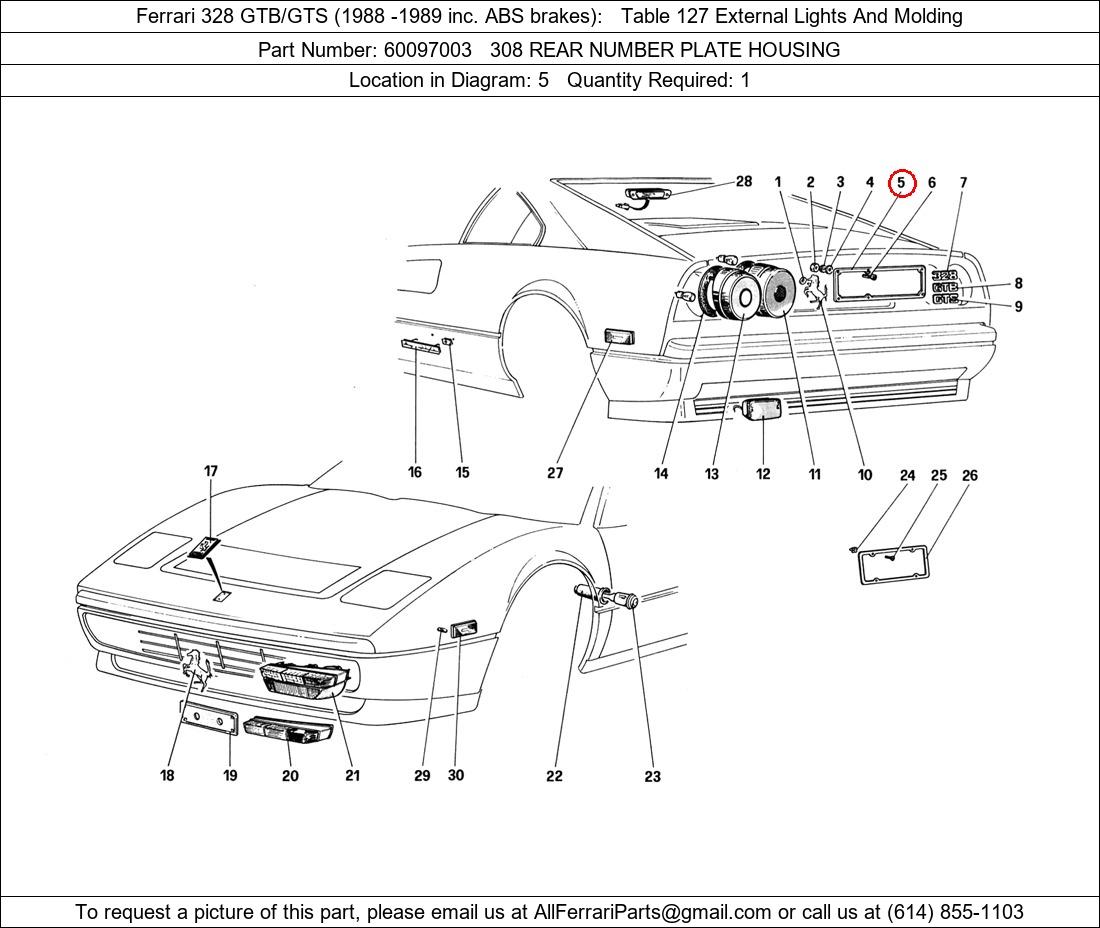 Ferrari Part 60097003