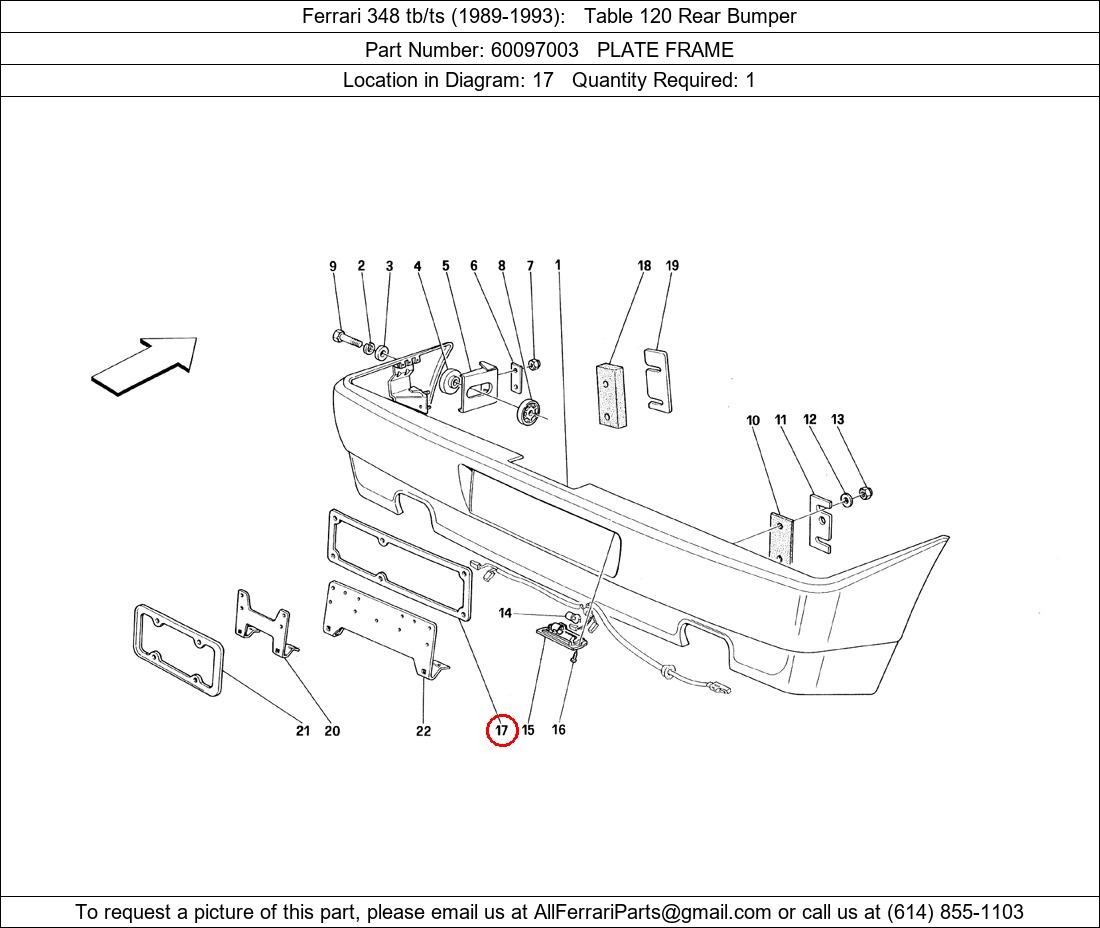 Ferrari Part 60097003