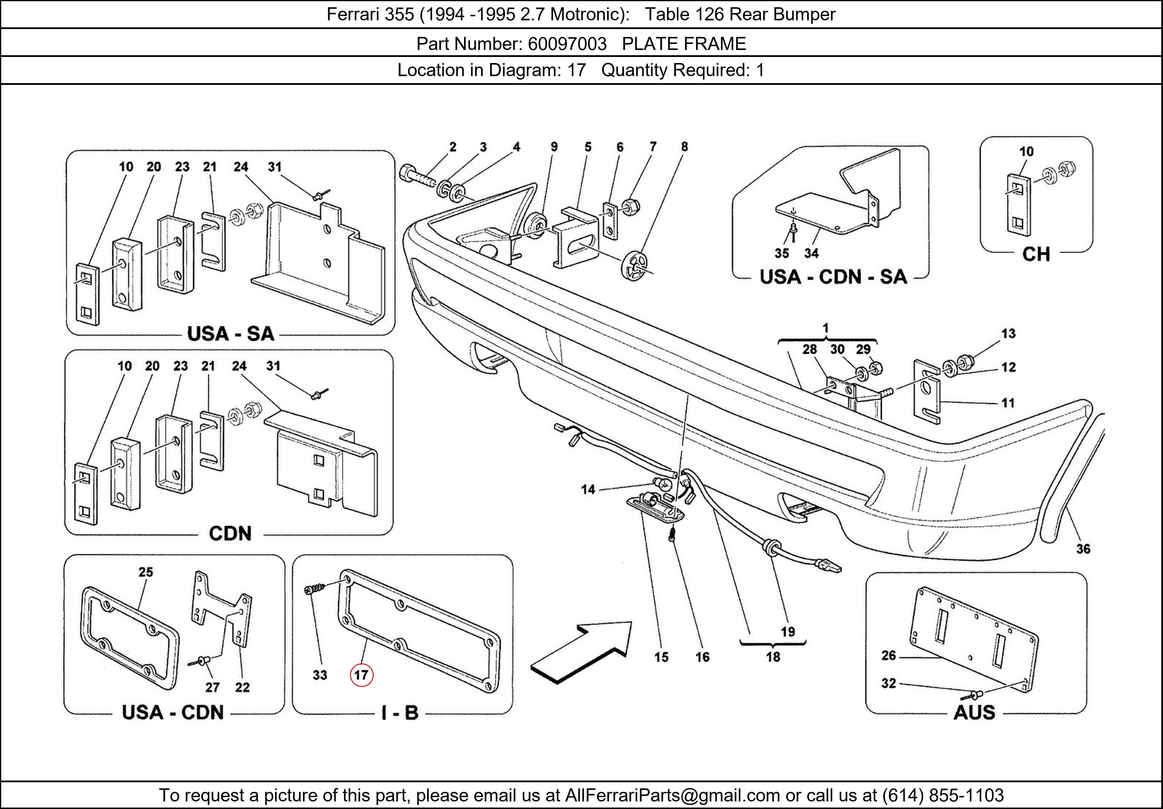 Ferrari Part 60097003