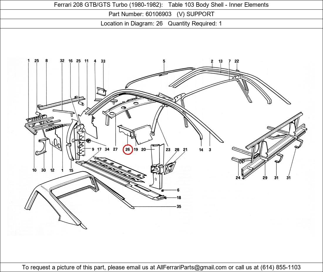 Ferrari Part 60106903