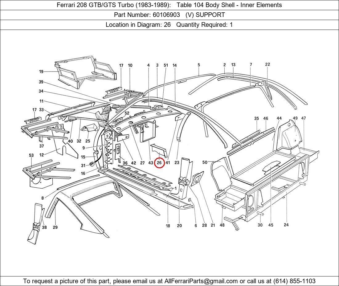 Ferrari Part 60106903