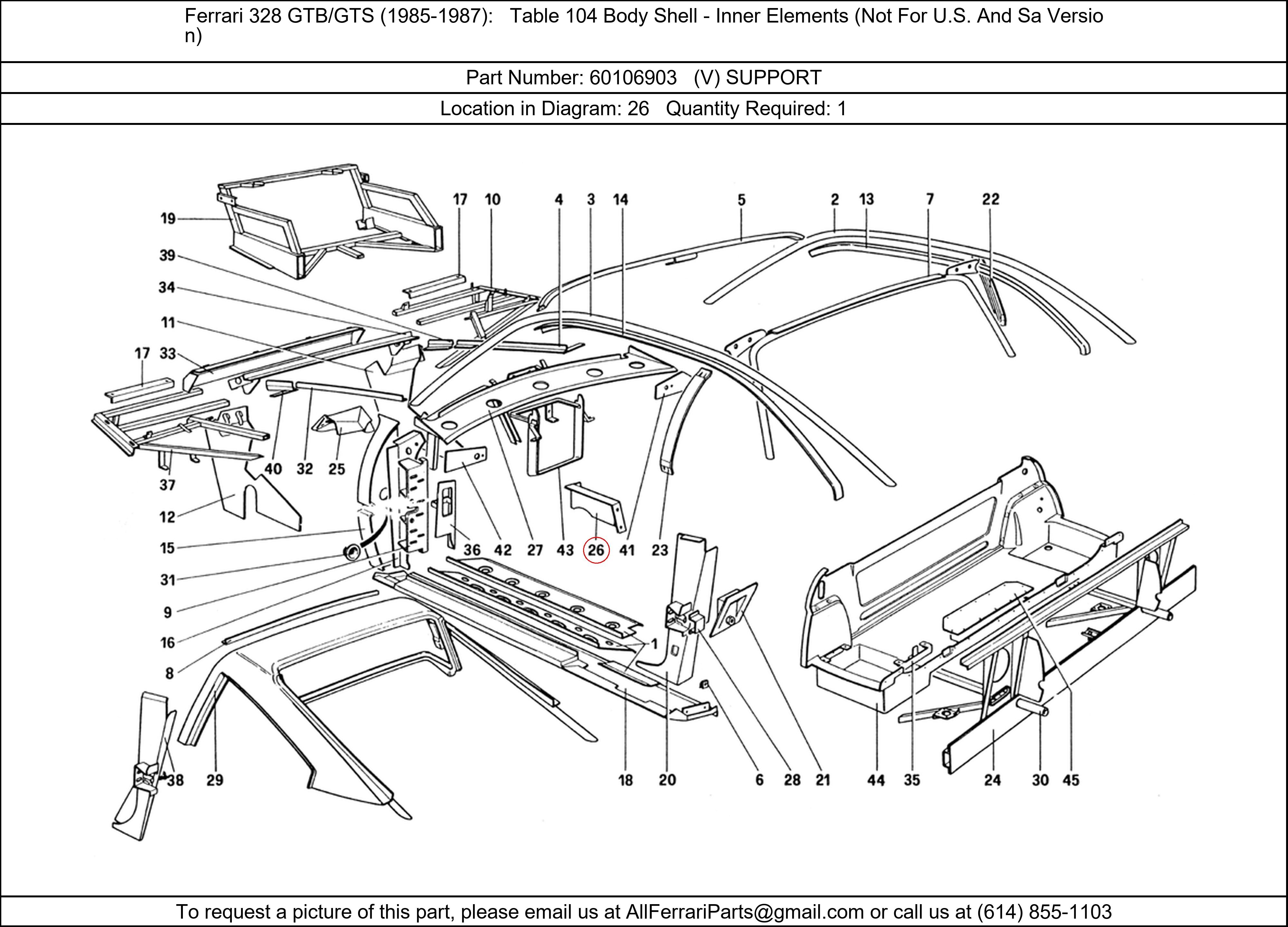 Ferrari Part 60106903