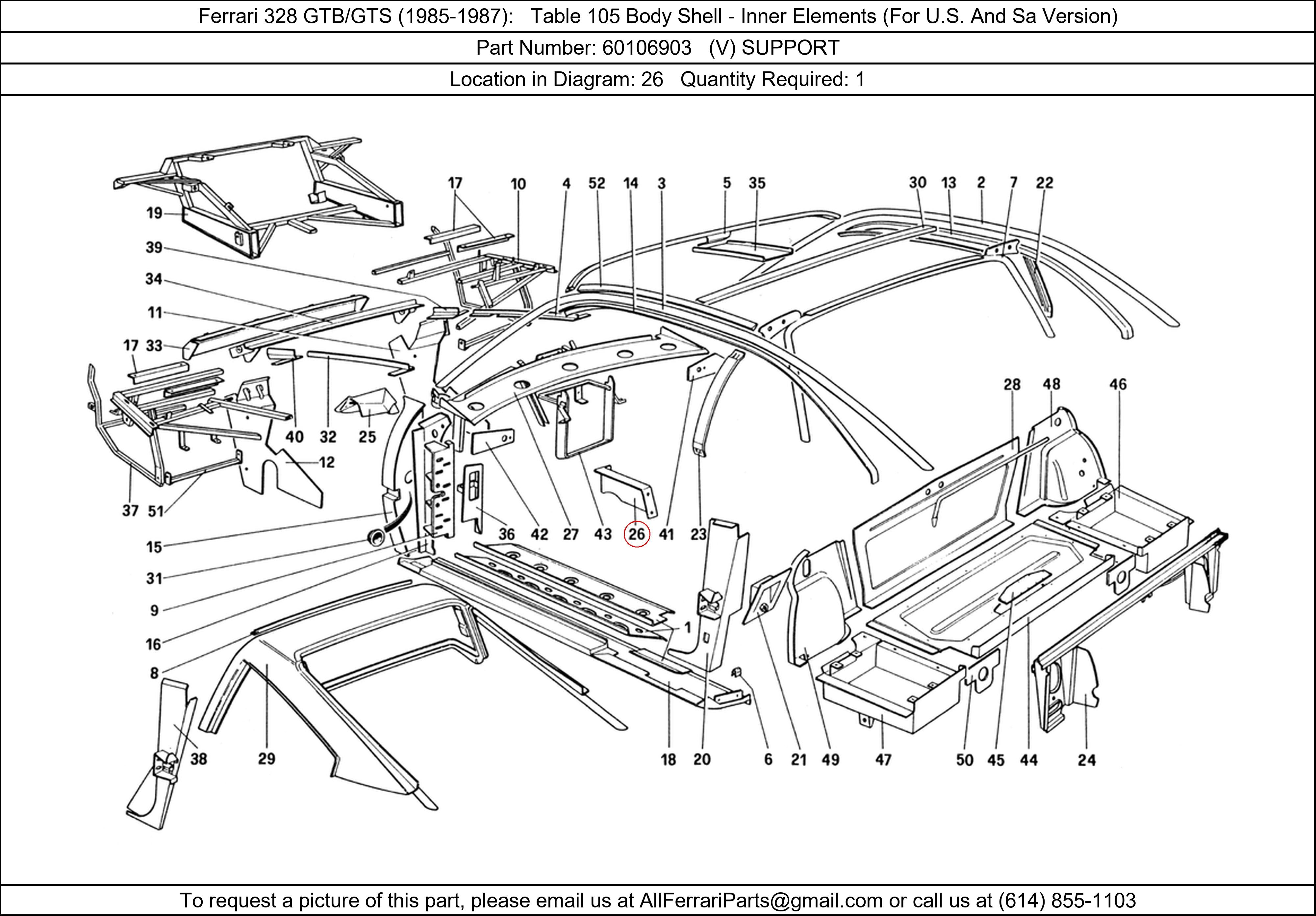 Ferrari Part 60106903