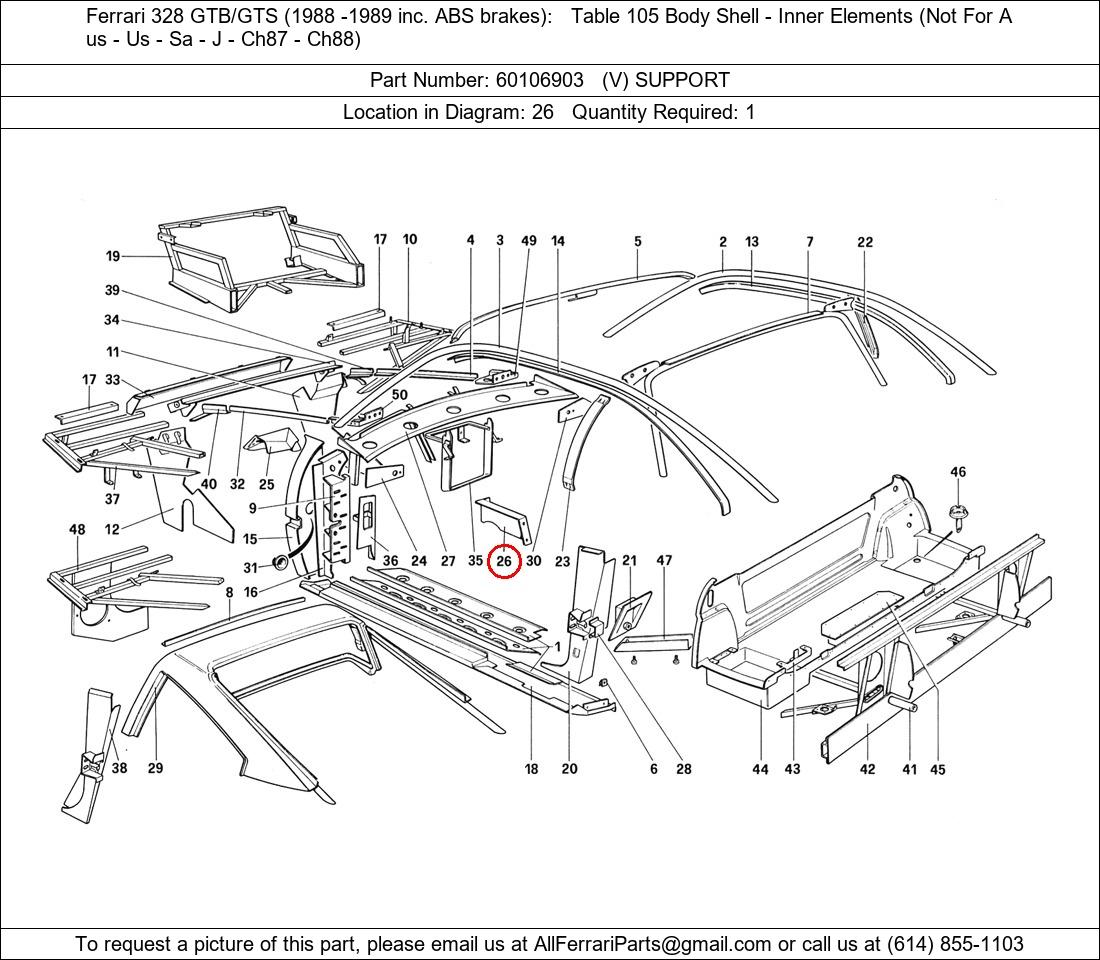 Ferrari Part 60106903