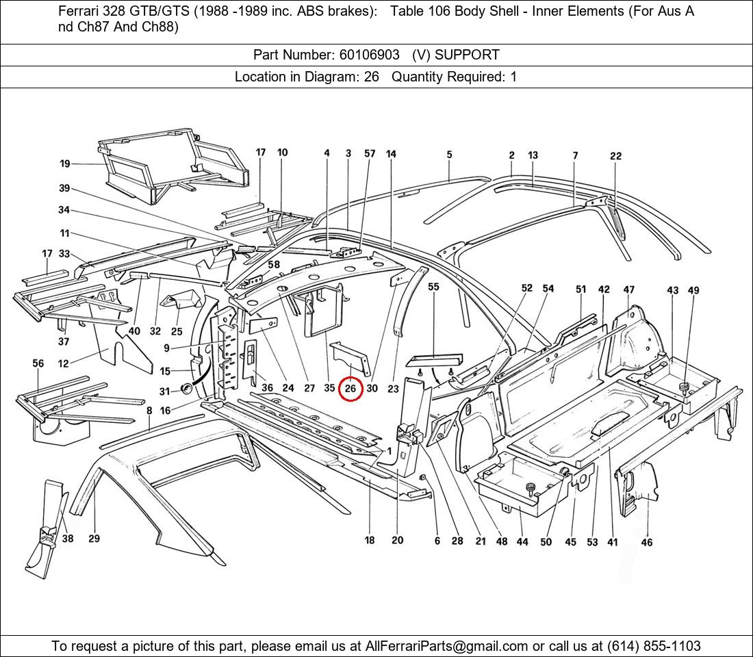 Ferrari Part 60106903