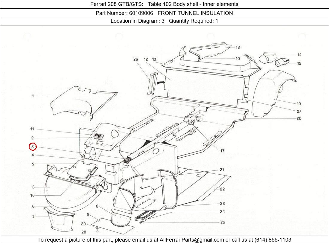 Ferrari Part 60109006