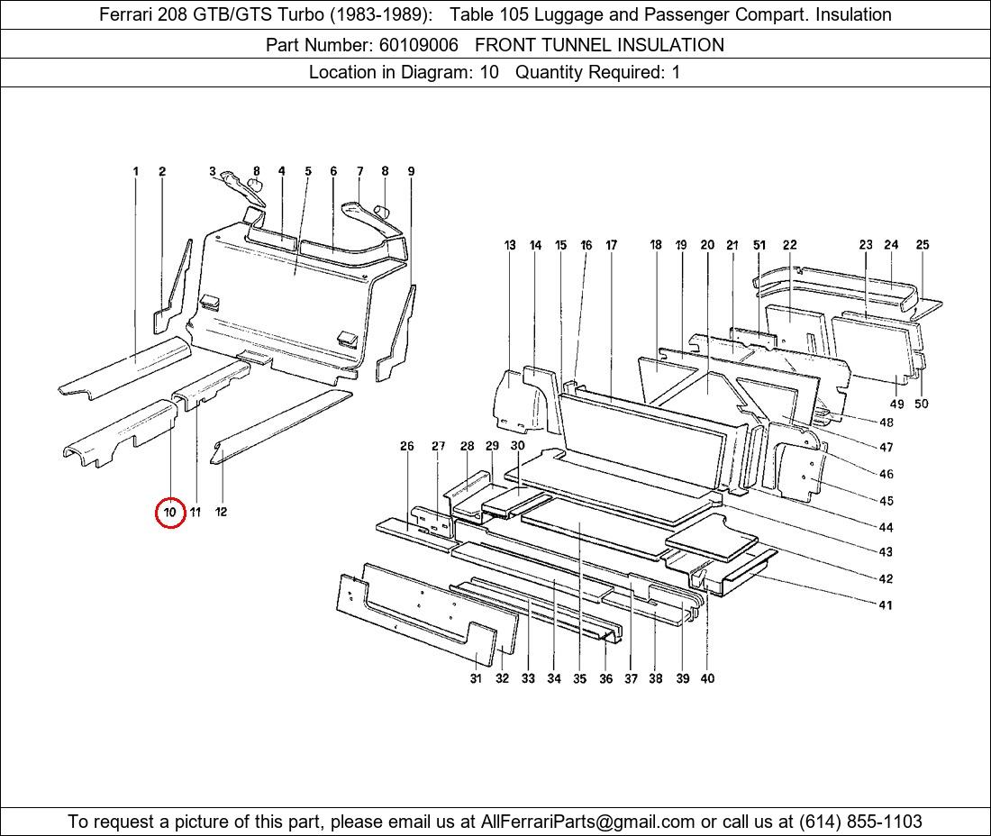 Ferrari Part 60109006