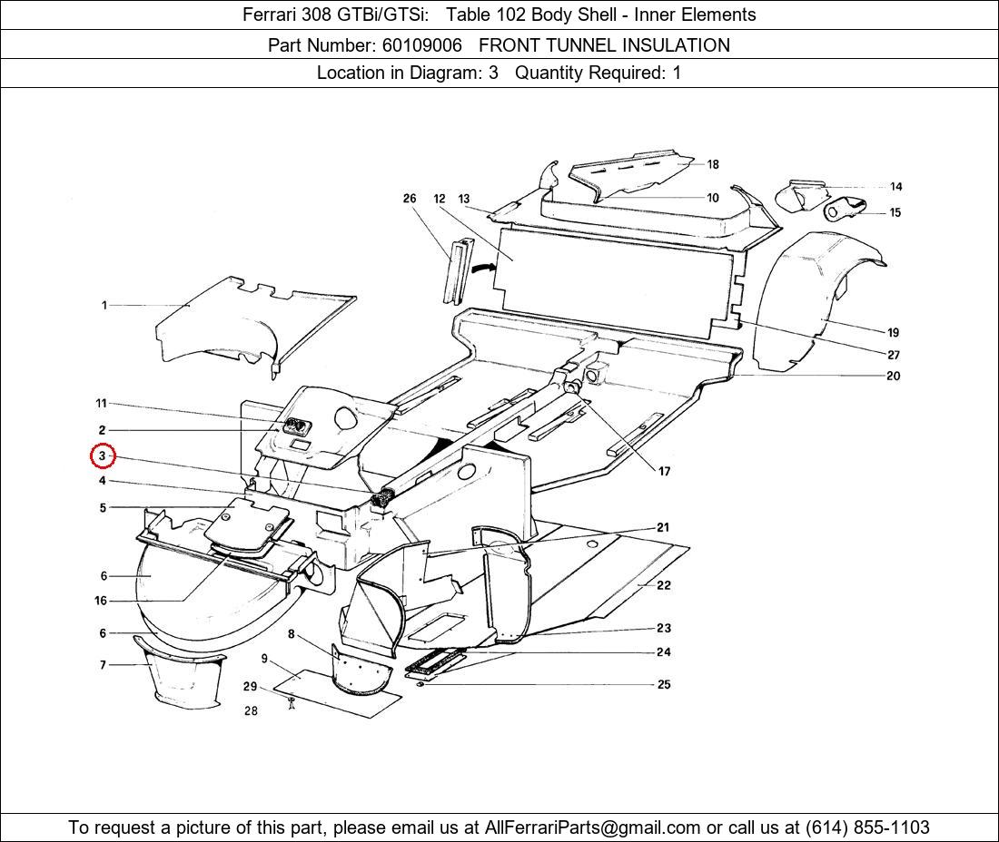 Ferrari Part 60109006