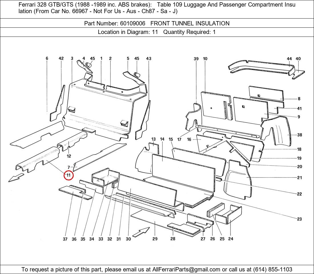 Ferrari Part 60109006