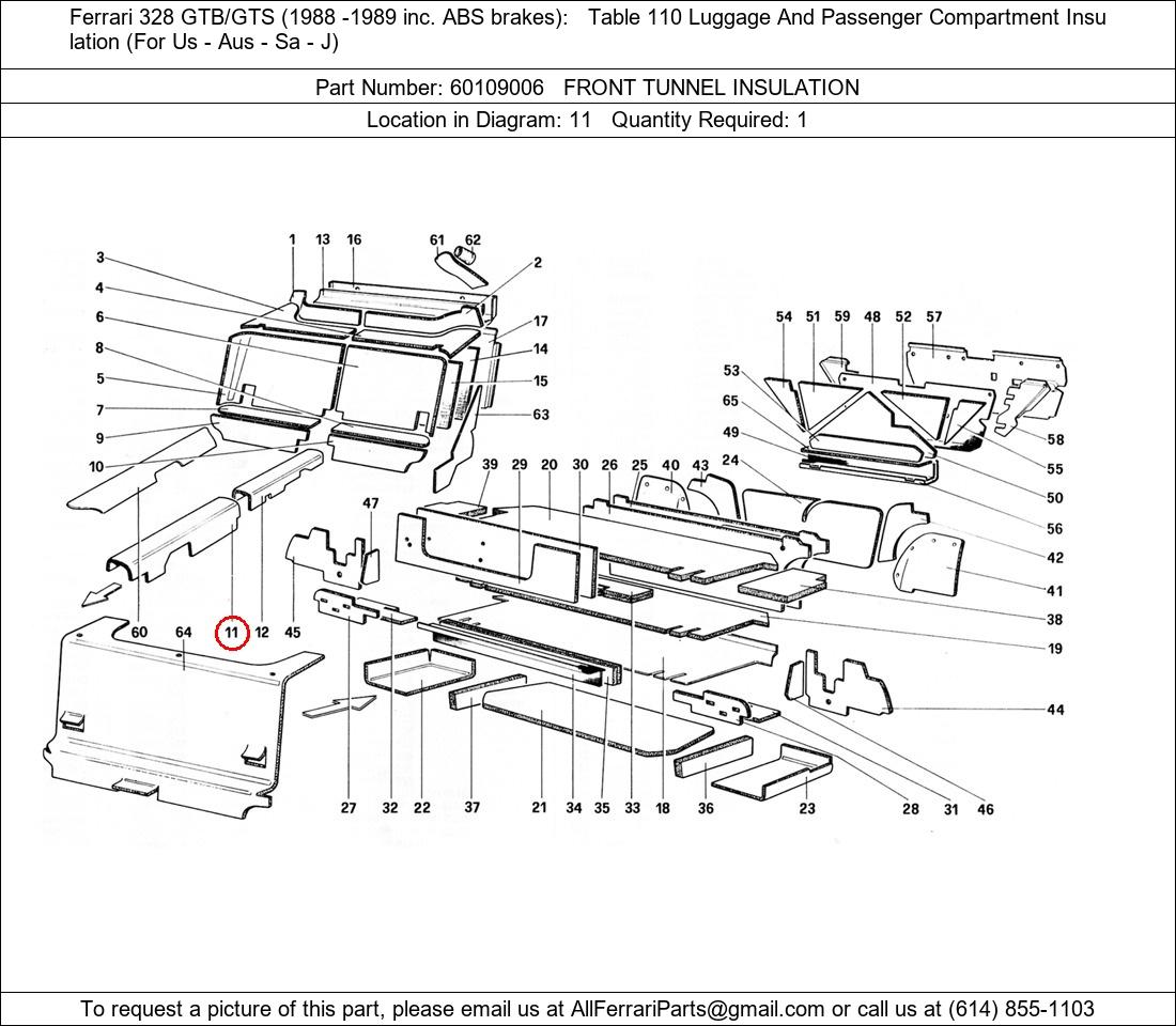 Ferrari Part 60109006