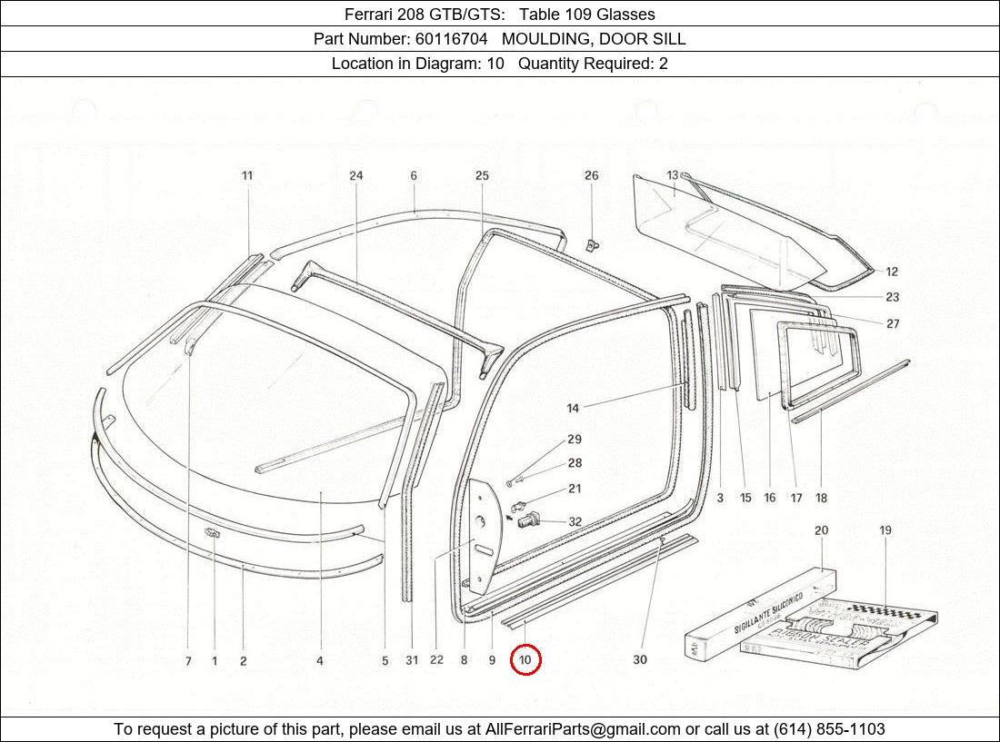 Ferrari Part 60116704