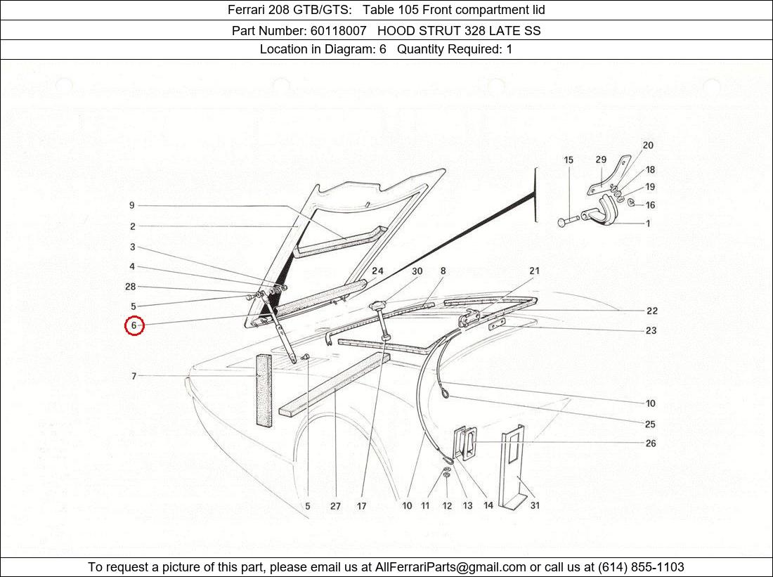 Ferrari Part 60118007