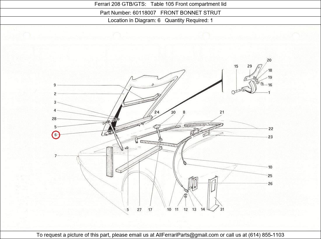 Ferrari Part 60118007