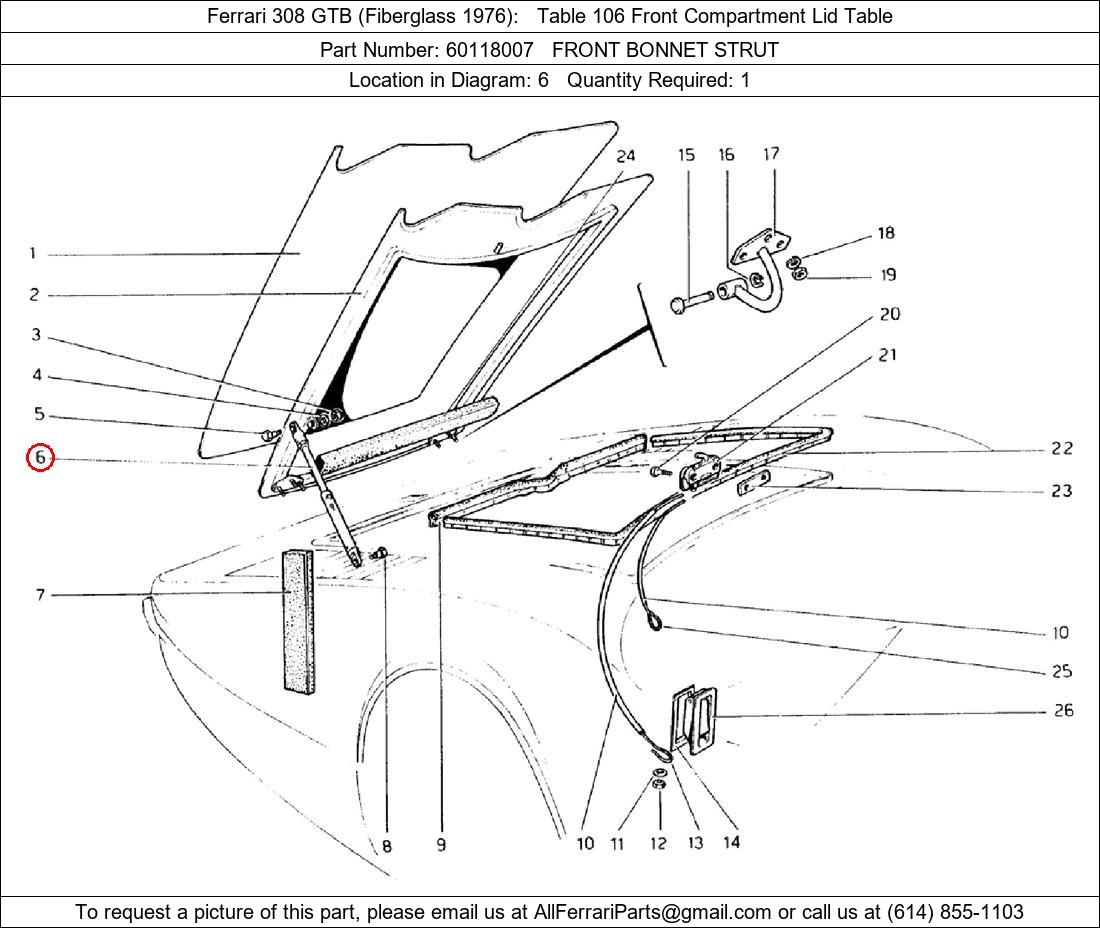 Ferrari Part 60118007