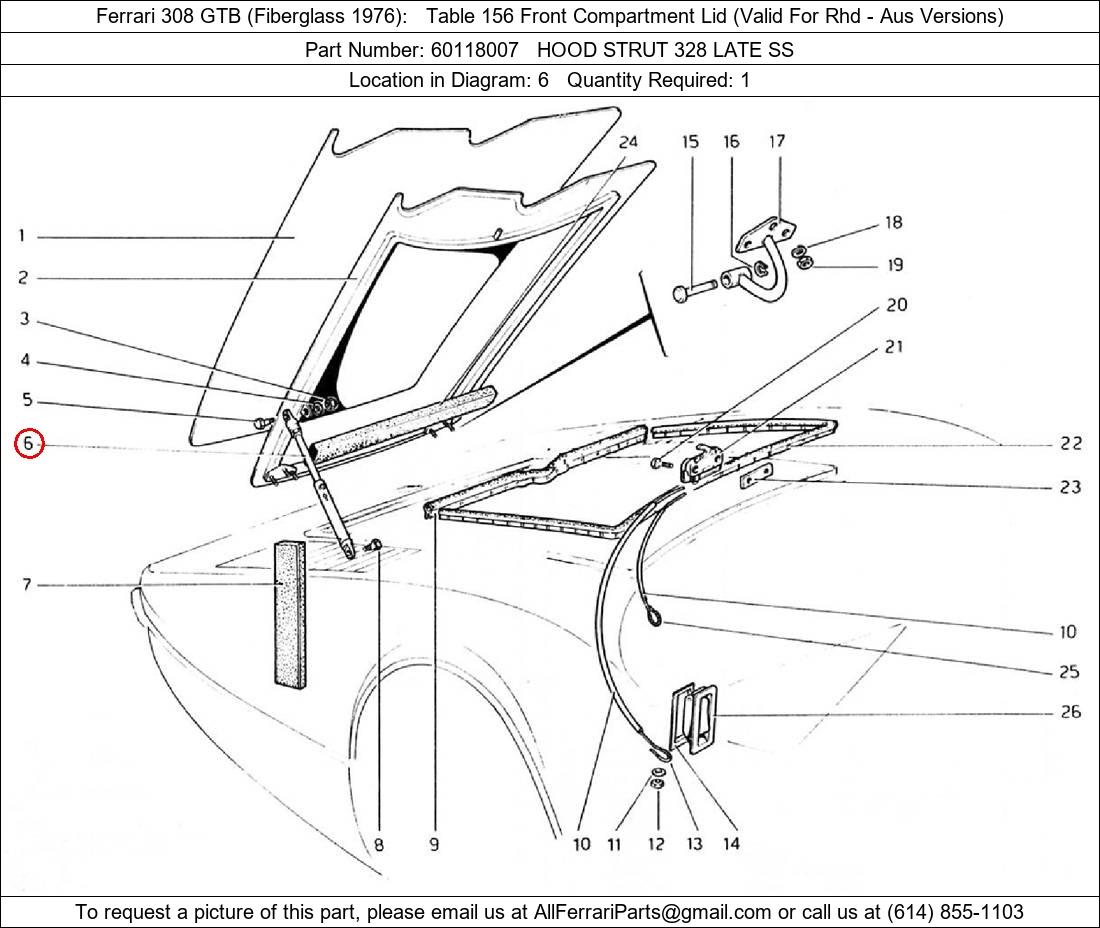 Ferrari Part 60118007