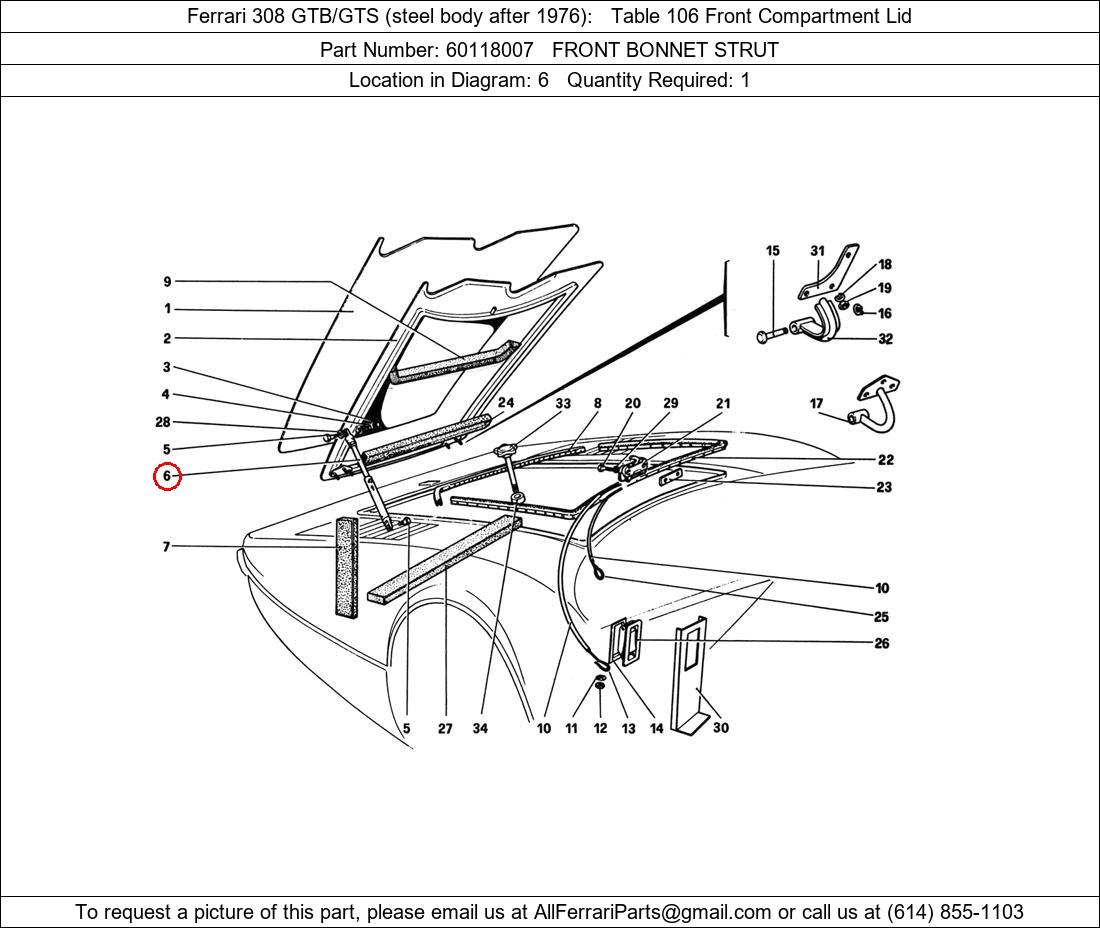 Ferrari Part 60118007