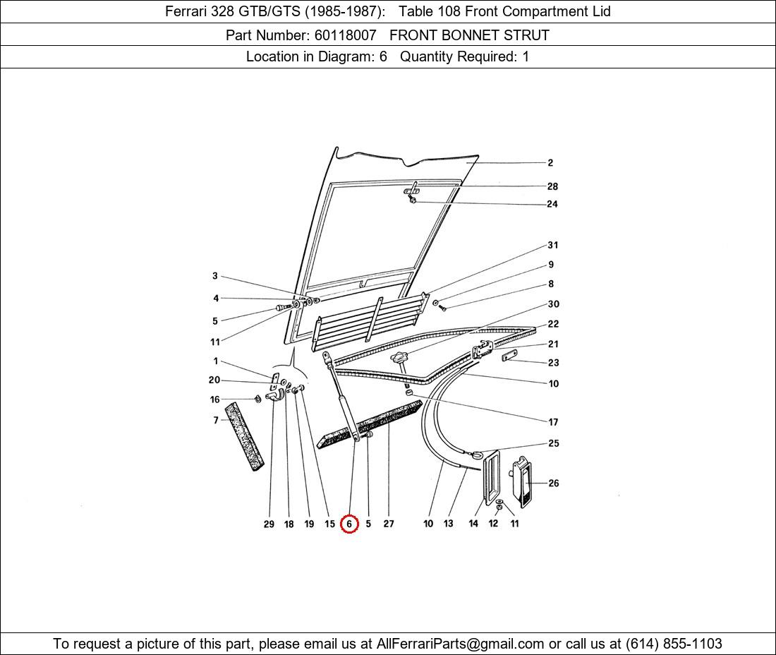 Ferrari Part 60118007