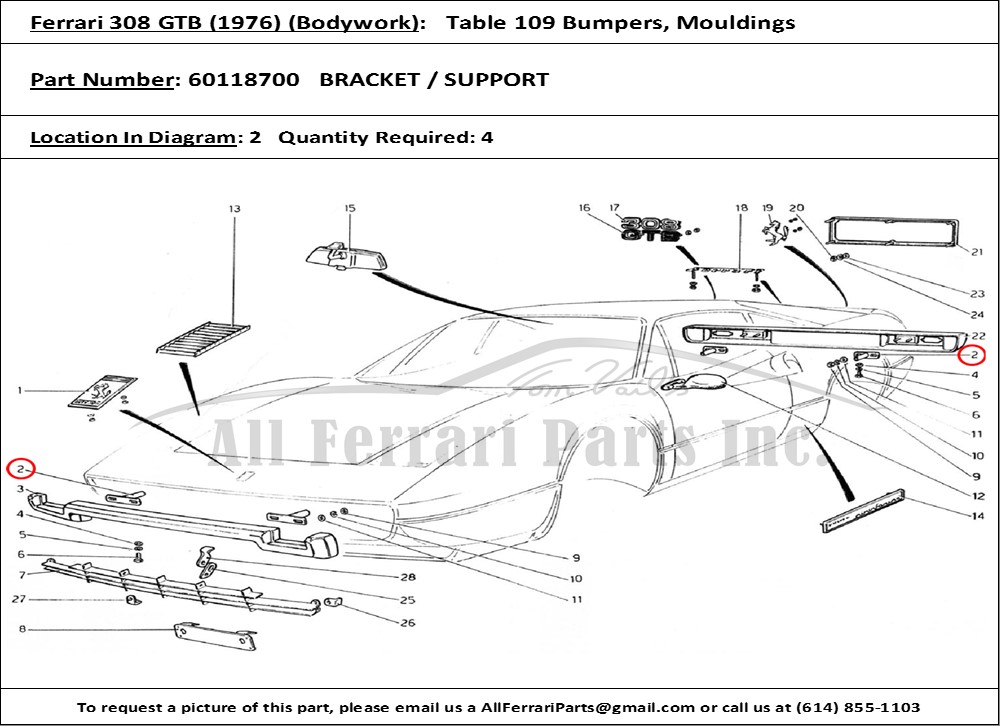 Ferrari Part 60118700