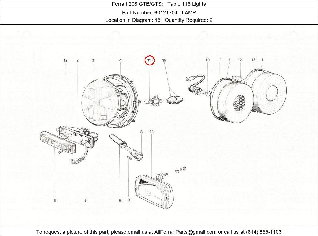 Ferrari Part 60121704