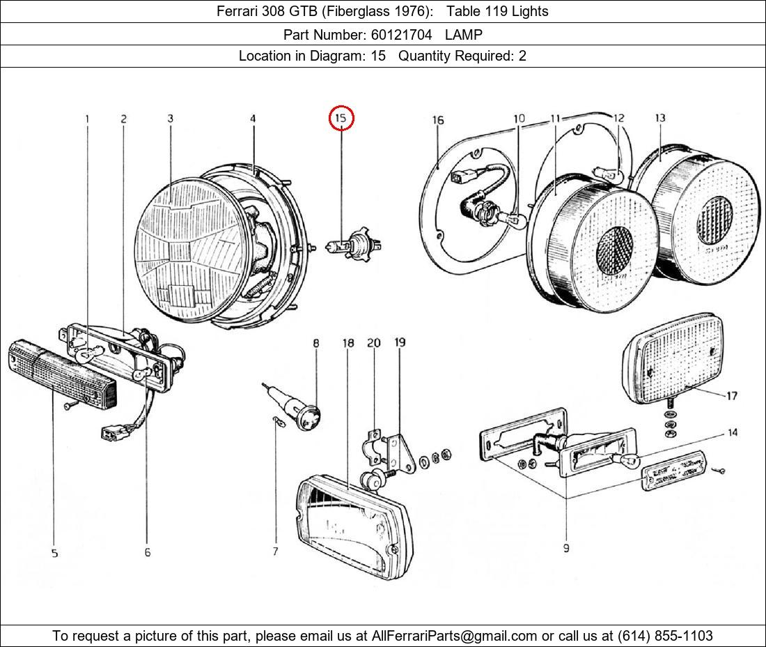 Ferrari Part 60121704