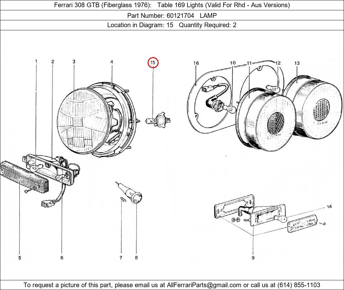 Ferrari Part 60121704