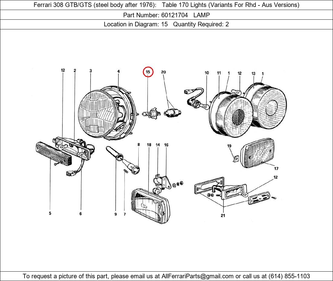 Ferrari Part 60121704