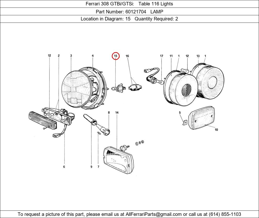 Ferrari Part 60121704