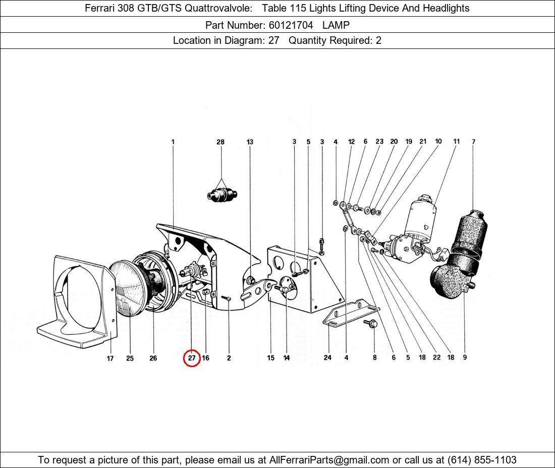 Ferrari Part 60121704