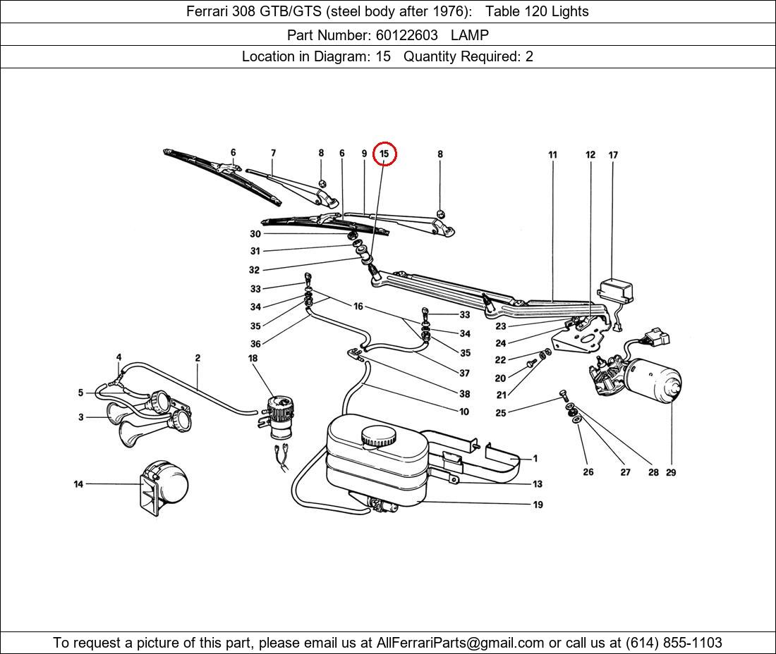 Ferrari Part 60122603