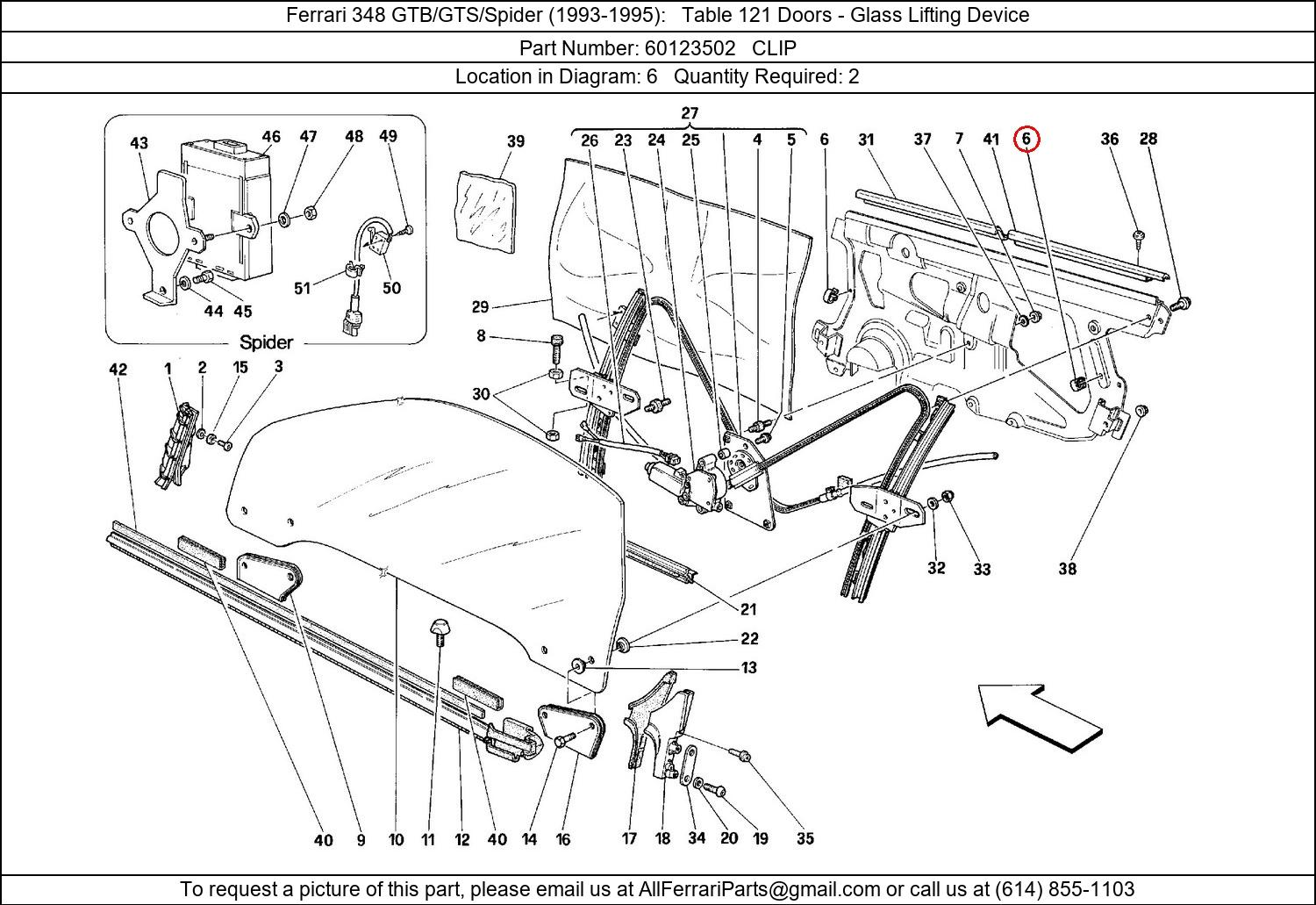 Ferrari Part 60123502