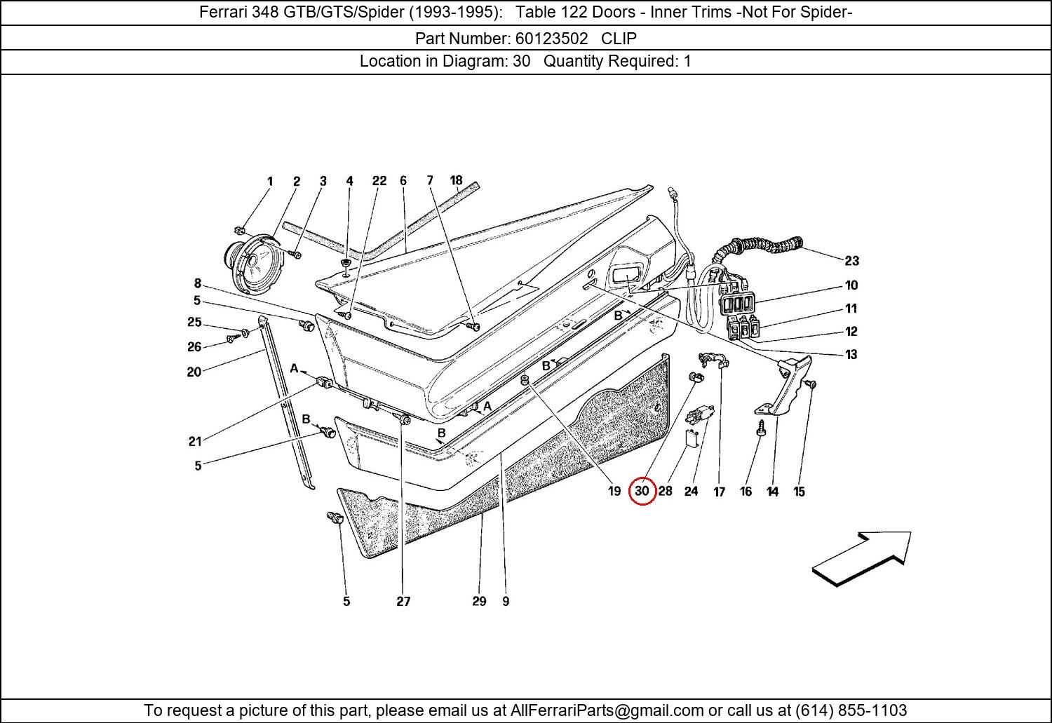 Ferrari Part 60123502