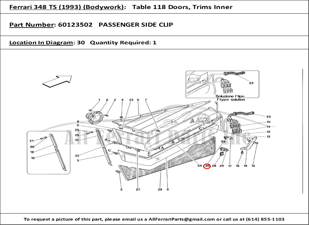 Ferrari Part 60123502