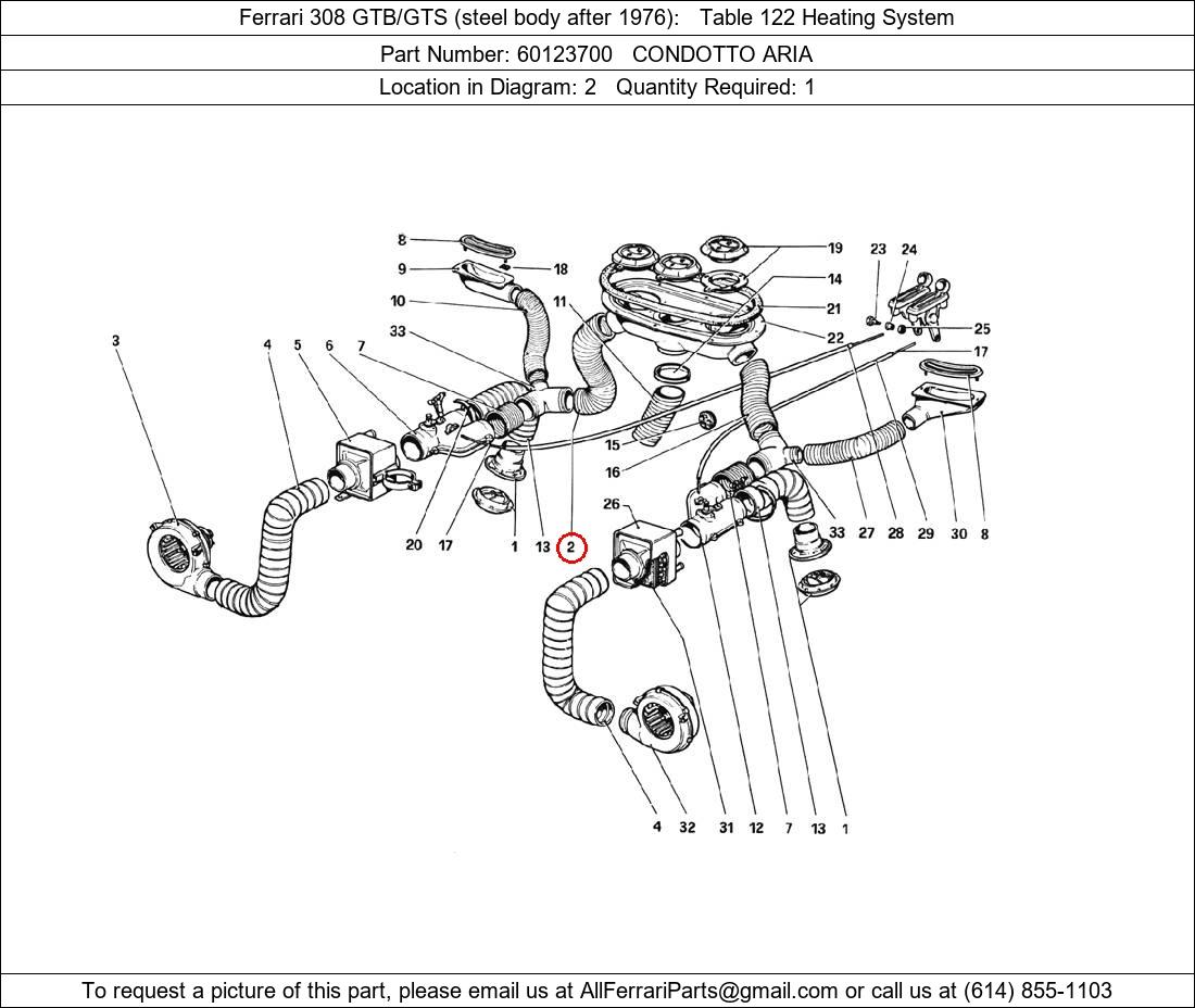 Ferrari Part 60123700