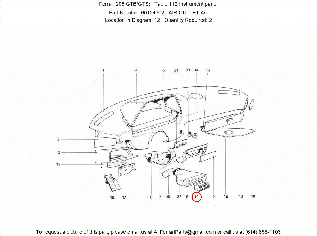 Ferrari Part 60124302