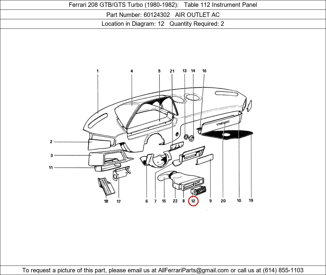 Ferrari Part 60124302