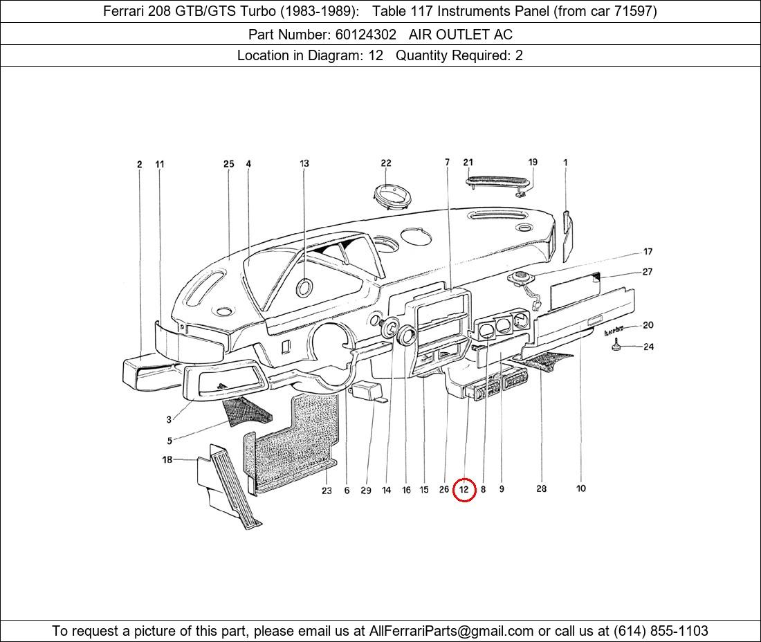 Ferrari Part 60124302