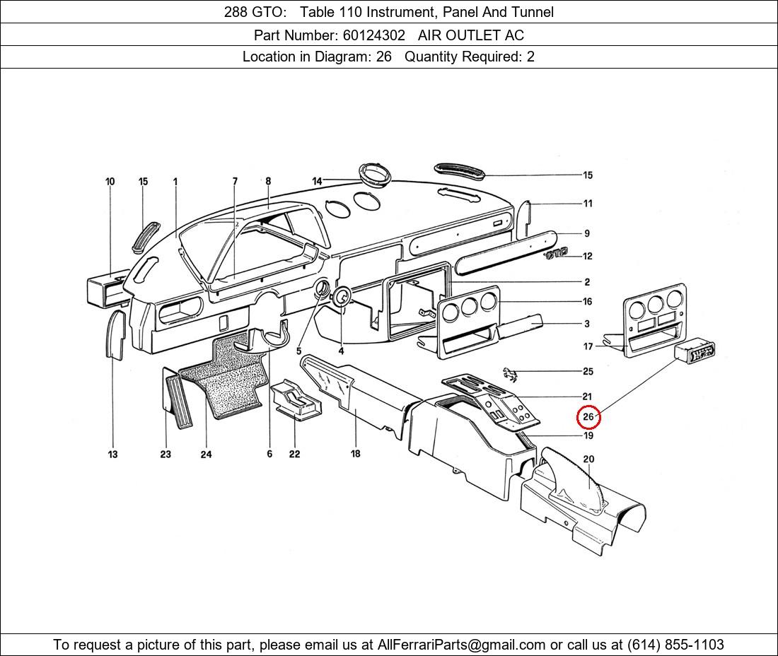 Ferrari Part 60124302