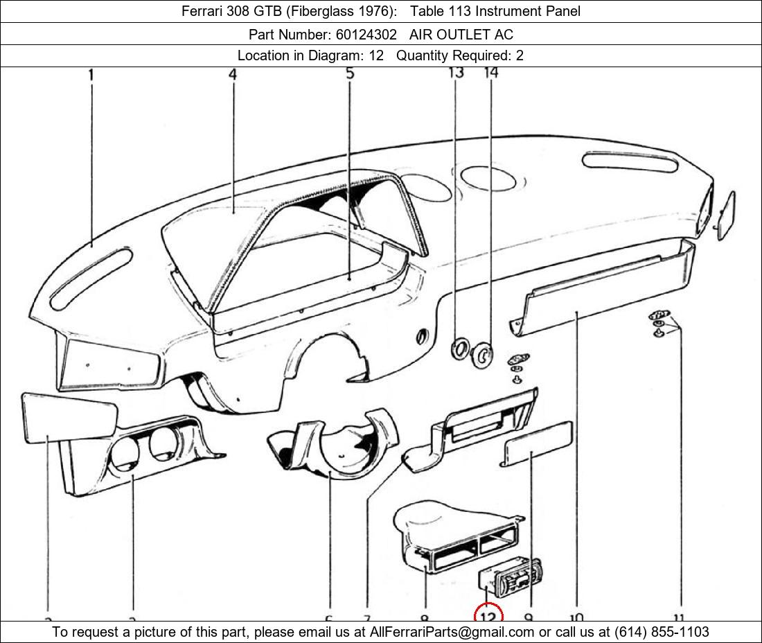 Ferrari Part 60124302