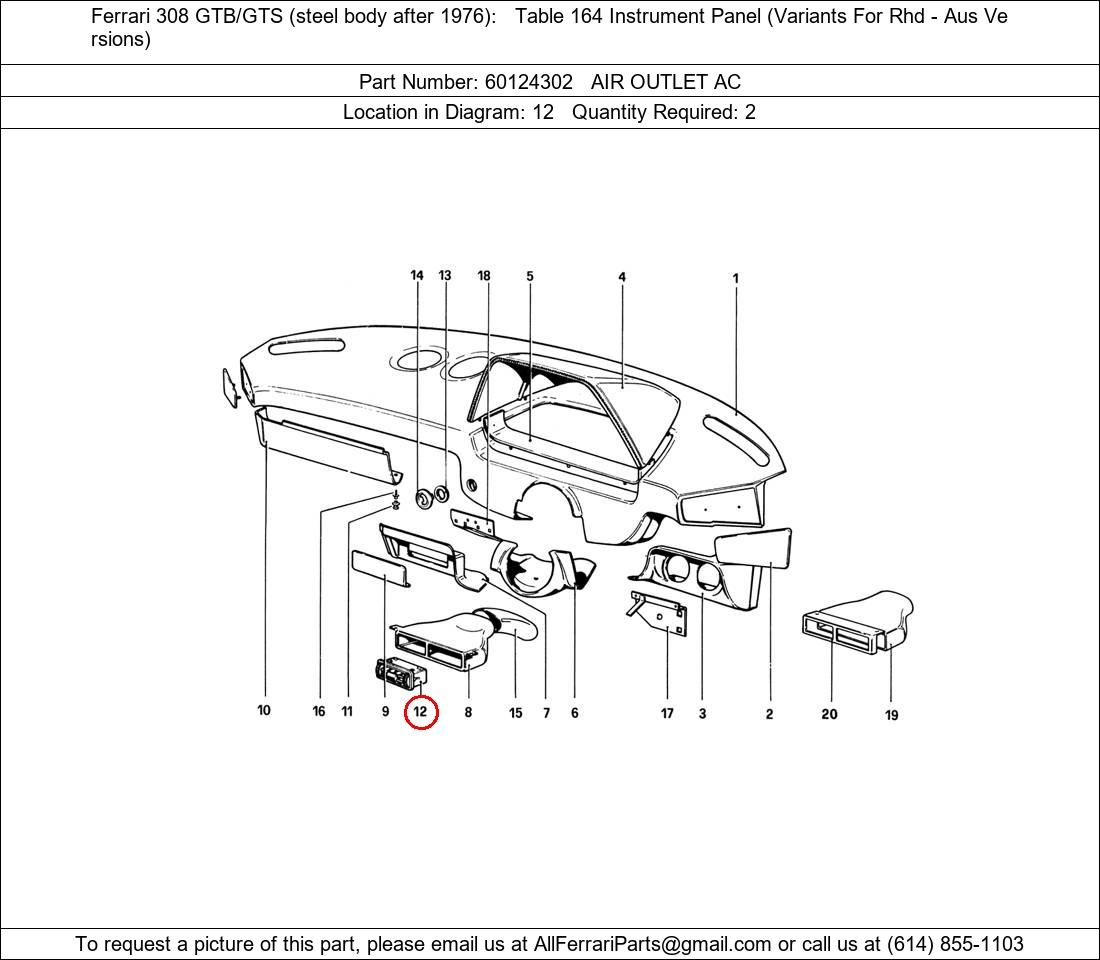 Ferrari Part 60124302