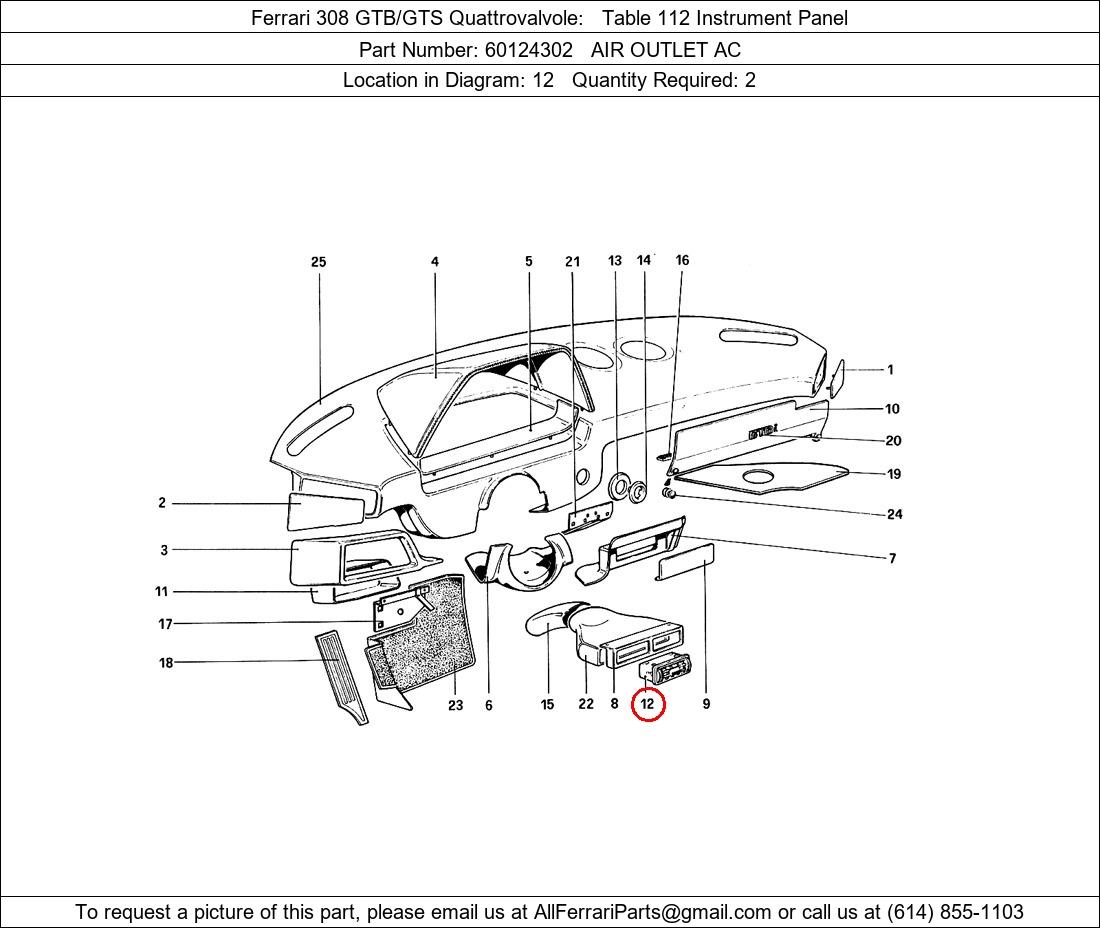 Ferrari Part 60124302