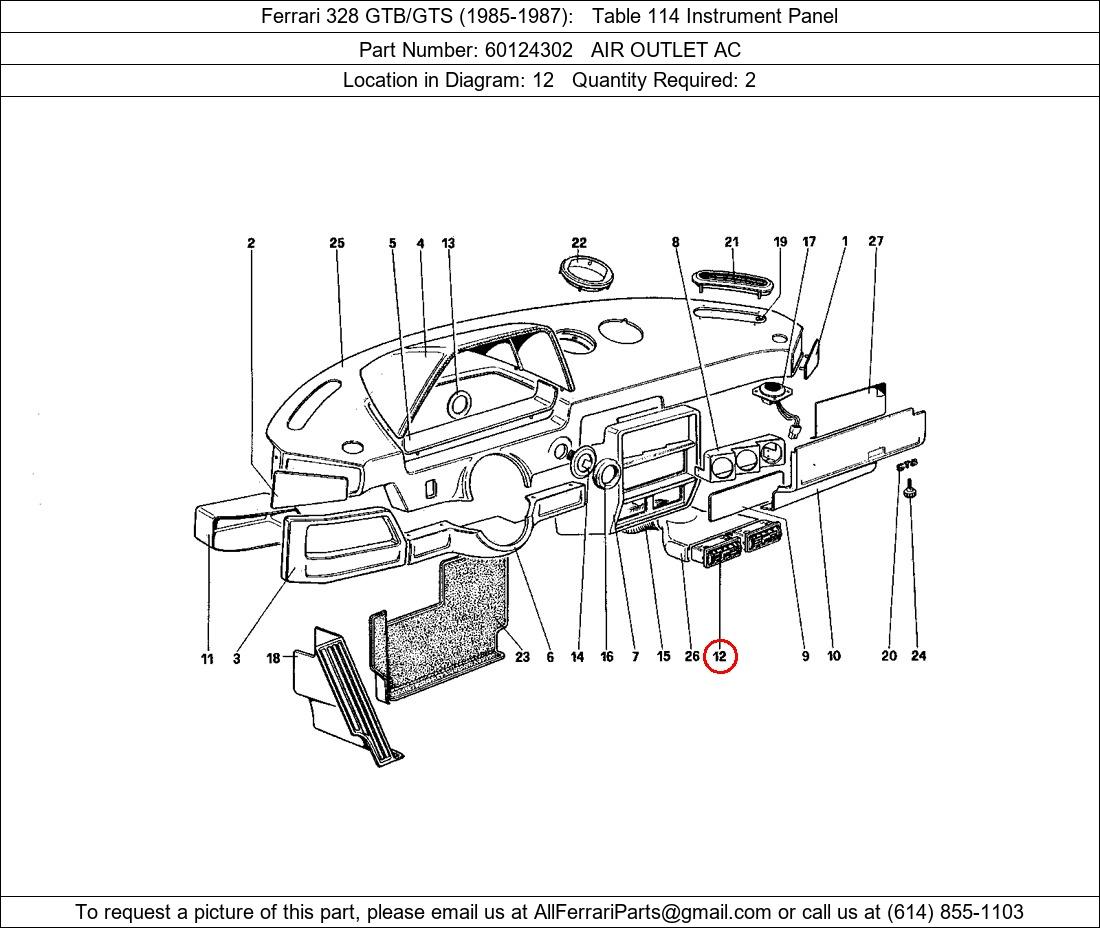 Ferrari Part 60124302