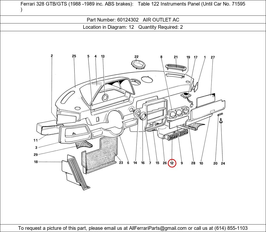 Ferrari Part 60124302