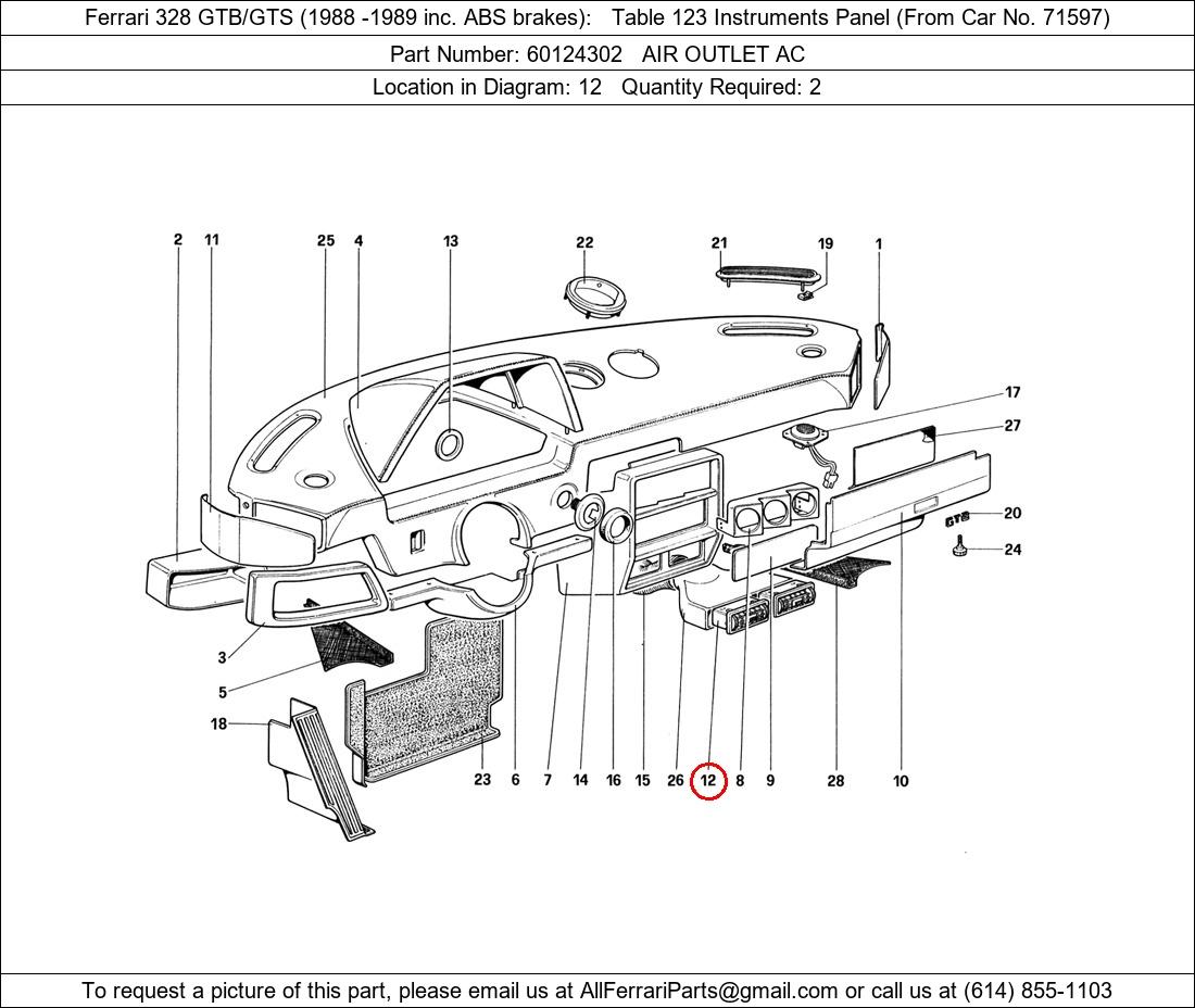 Ferrari Part 60124302