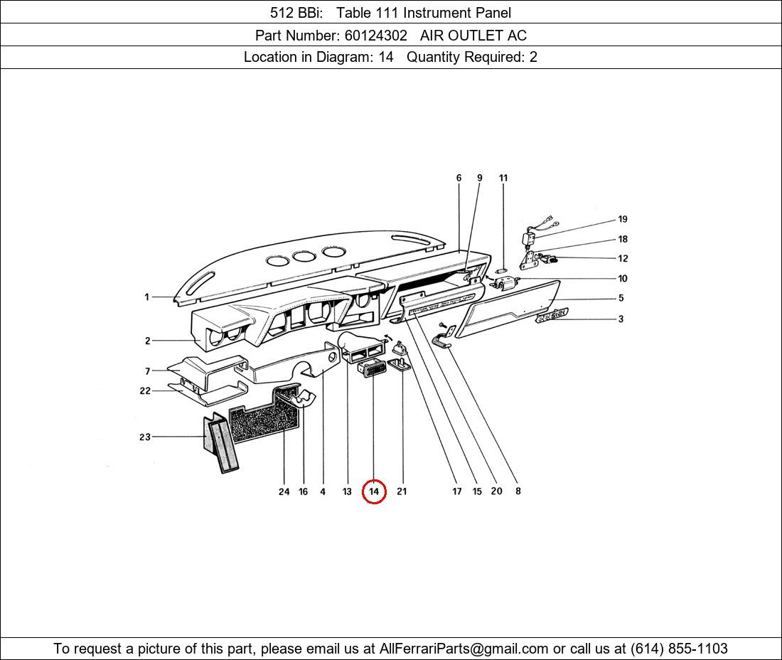 Ferrari Part 60124302