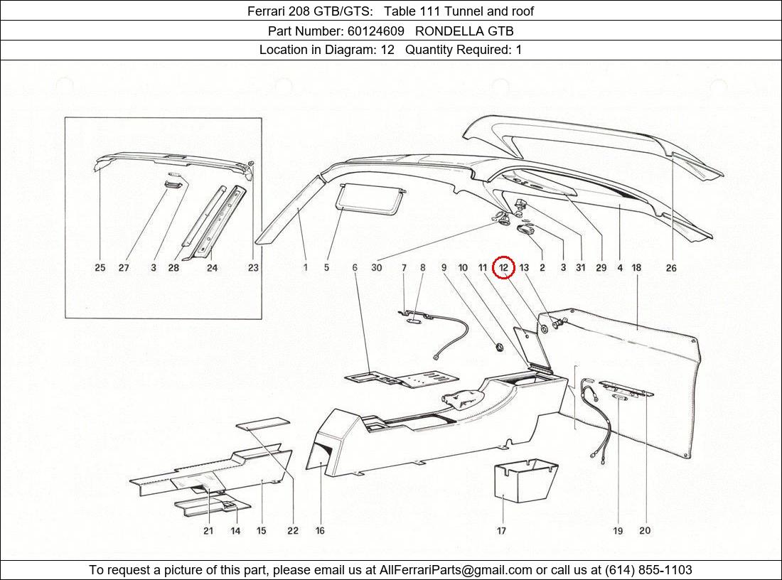 Ferrari Part 60124609