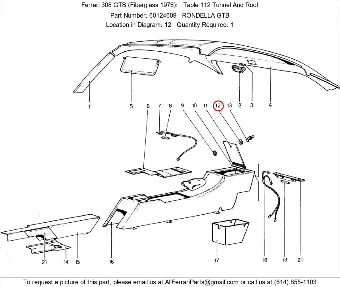 Ferrari Part 60124609