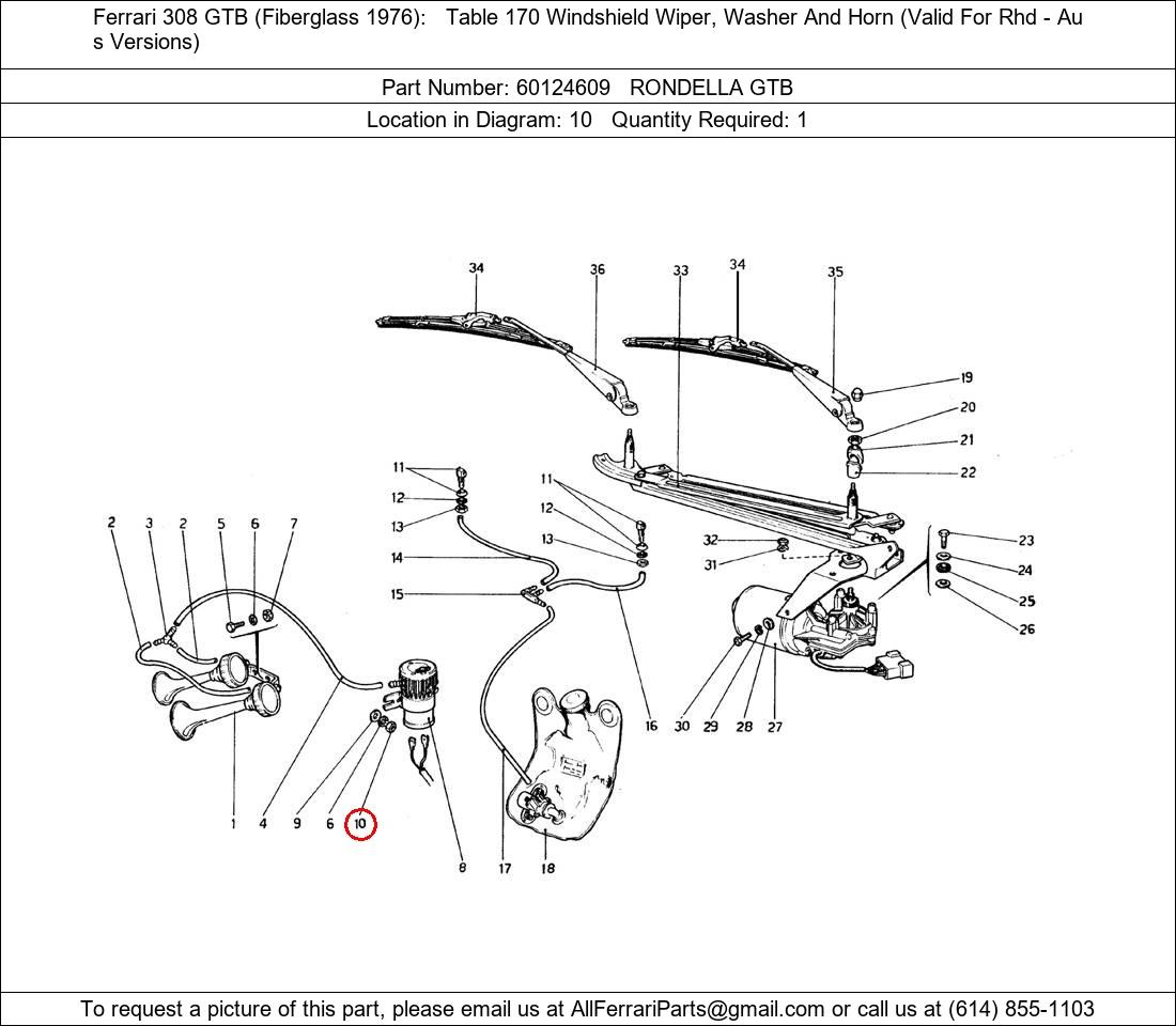 Ferrari Part 60124609