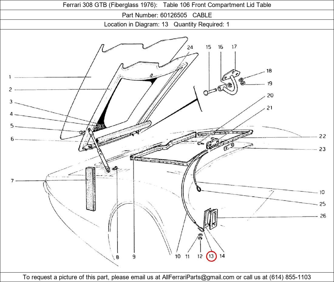 Ferrari Part 60126505